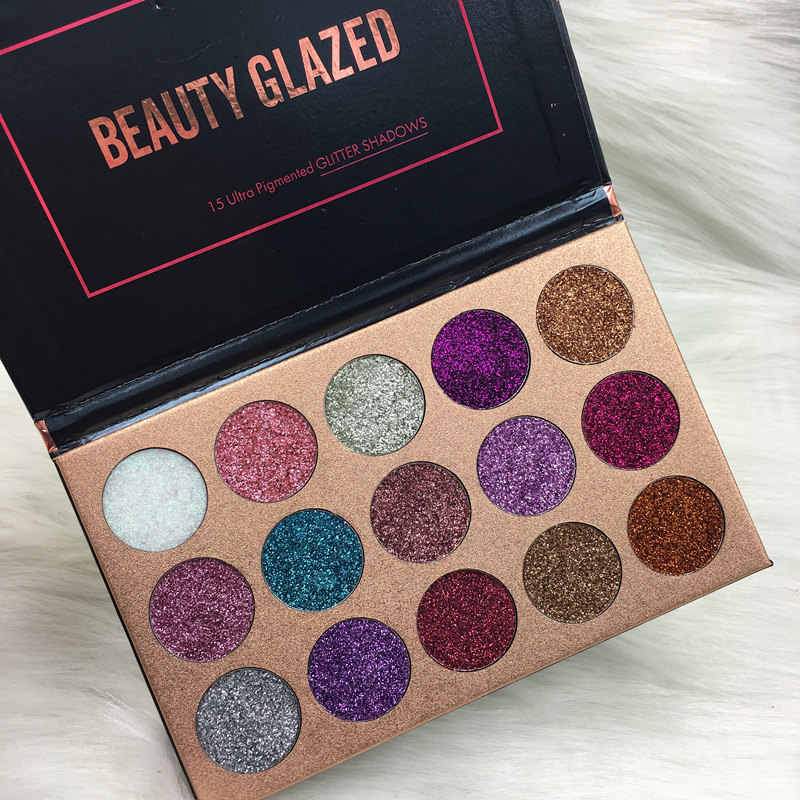 BEAUTY GLAZED™ 15 COLORS GLITTER MAKEUP